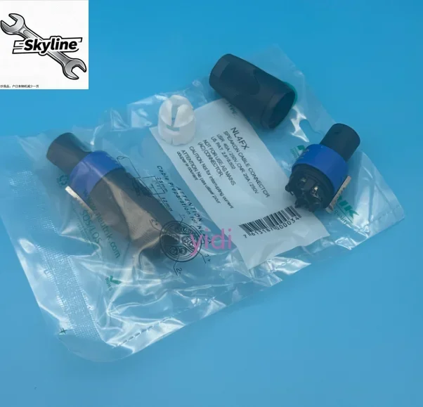 20pcs Suitable for NEUTRIK four-core audio plug NL4FX SPEAKON 4P professional speaker amplifier horn wire ohmic connector