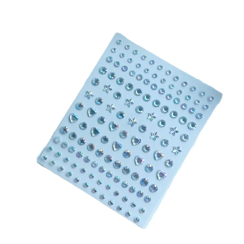 Children's Rhinestone Face Stickers Makeup Stickers Nail Stickers Rhinestone Stage Makeup Face Decoration