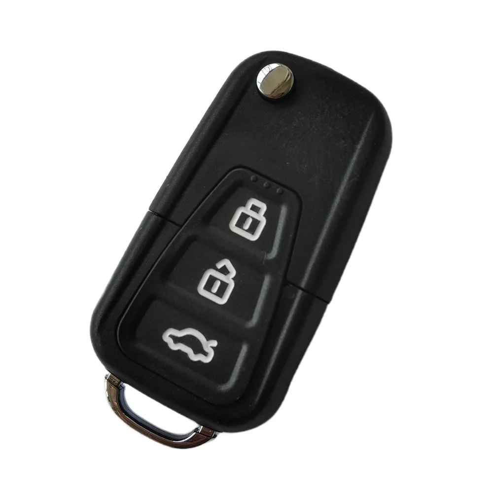 3 Buttons Flip Folding Car Key Shell for Lifan X60 X50 Replacement Uncut Blade Remote Fob Case Cover Shell Accessories