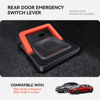 YZ For Tesla Model Y Juniper 2021-2025 Model 3 Highland Rear Door Emergencies Safety Pull Rope Emergency Handle Car Accessory