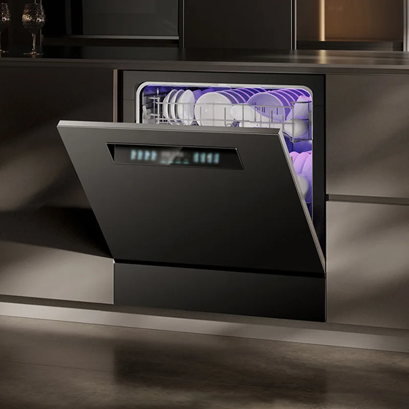 Built-in Dishwasher for Household Use 110V 220V European American Standards Freestanding Tabletop Washing Machine for Kitchen