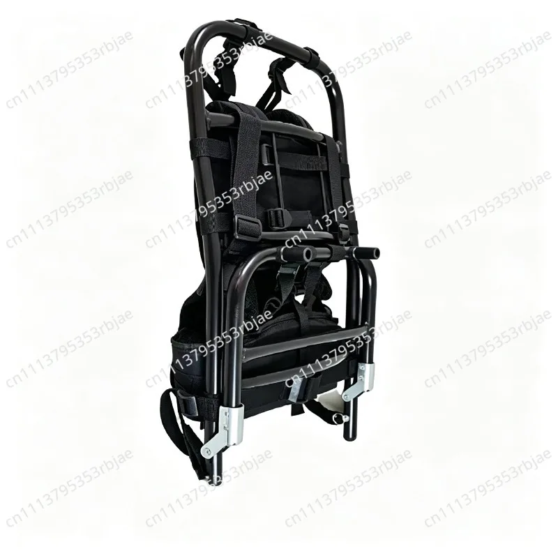 Aluminum alloy heavy load carrying portable folding backpack outer frame 60kg