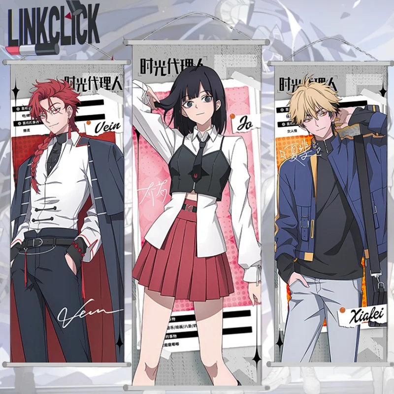 Póster de desplazamiento Vertical Link Click, póster artístico de pared de dibujos animados Jo, decoración de habitación, soporte de Anime, papel tapiz de pared de mercancía