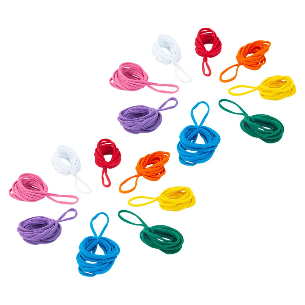 96 قطعة حلقات نول النسيج أربطة مرنة متعددة الألوان لتقوم بها بنفسك الحرف بوثولدر صنع عدة عبوة توريد أدوات الحرف اليدوية الفن