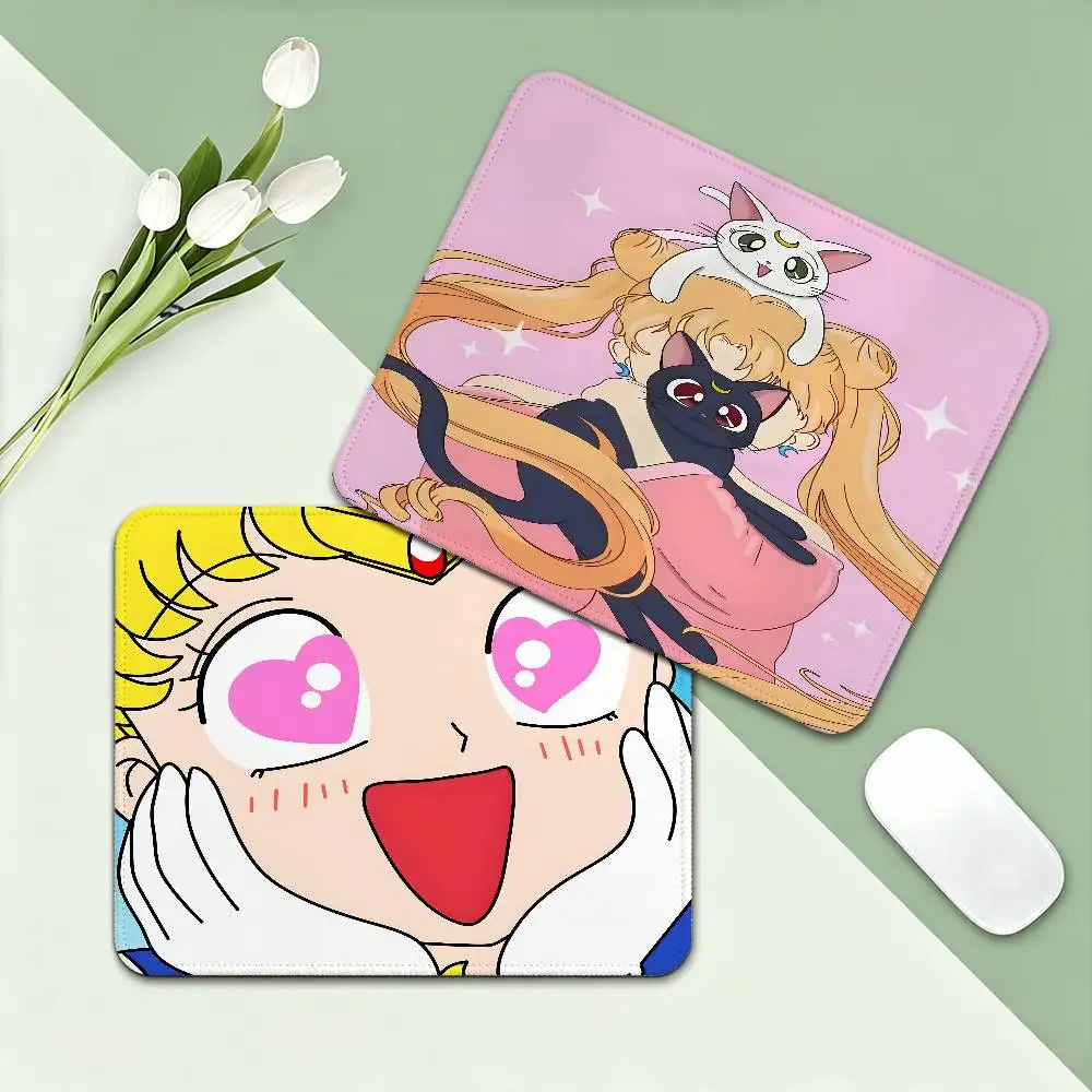 S-SAILOR Anime M-MOON DIY Office Student Gaming Thickened Large Writing Pad Non-slip Cushion Mouse Pad for PC Mouse Carpet