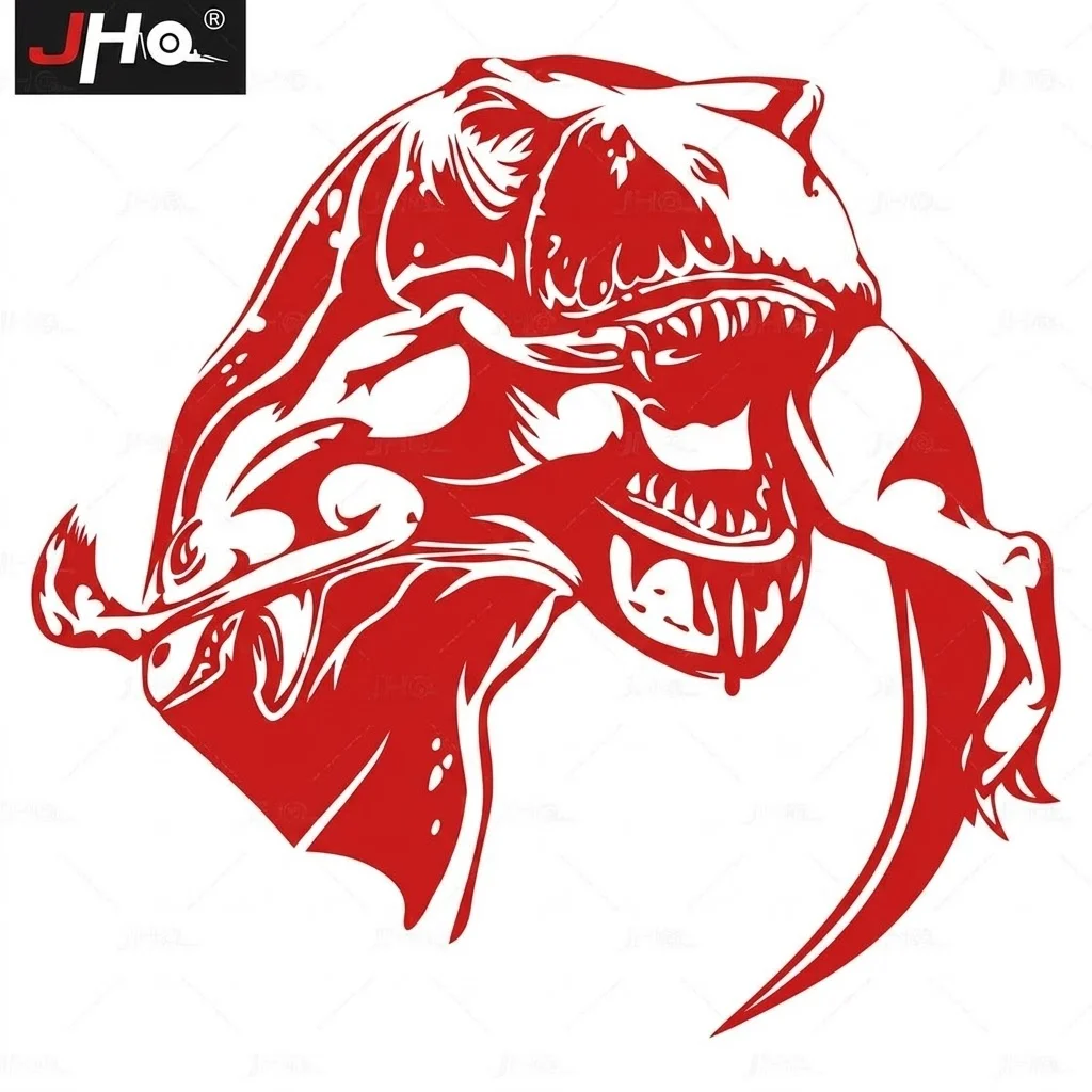 JHO Hood Sticker For Dodge Ram 1500 TRX 2025 Hellcat Style Front Bonnet Decal Vinyl Graphic Exterior Decoration Accessories