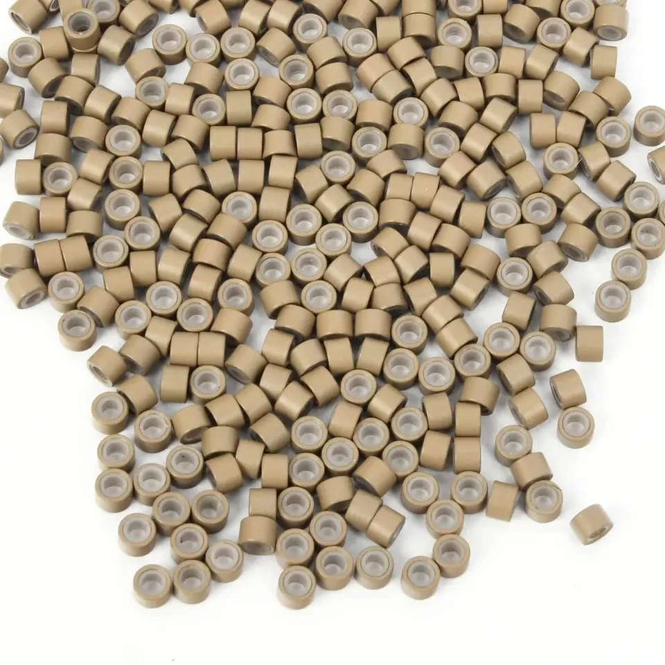 

10000 шт./пакет 5 мм микрокольцо бусины инструменты для наращивания волос микрокольца с силиконом