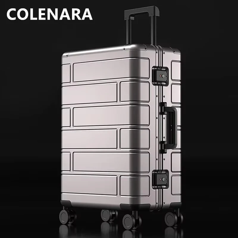 COLENARA Suitcase All Aluminum Magnesium Alloy Boarding Box 20