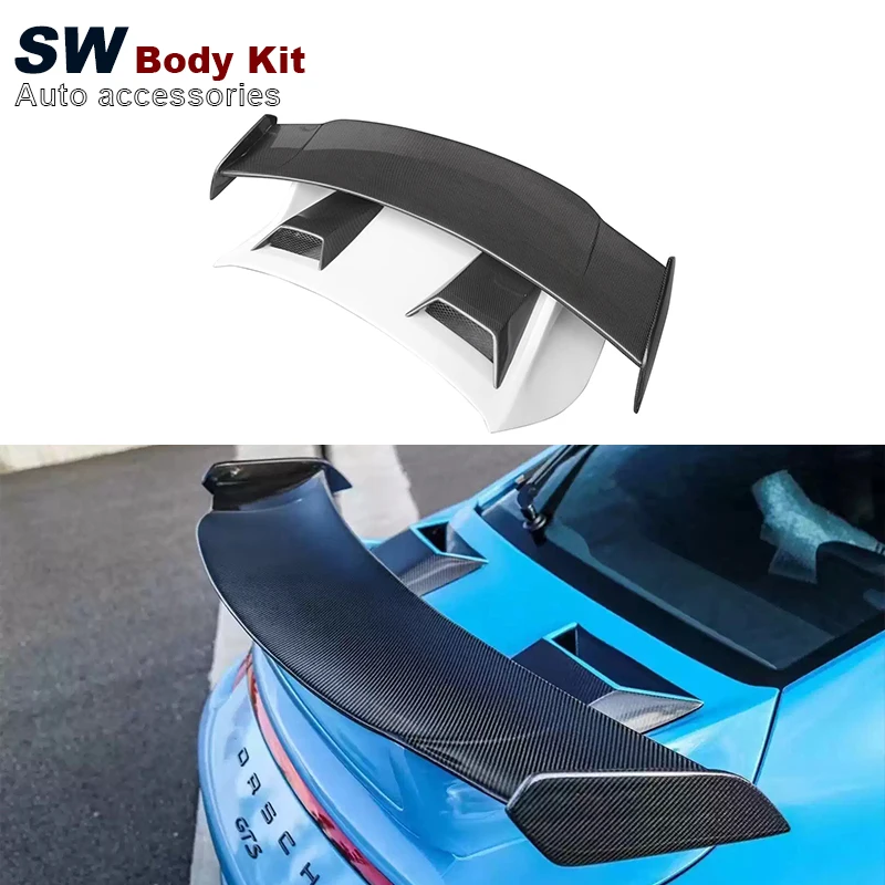 

Carbon Fiber GT3 Style 911 Rear Spoiler For Porsche 911 991.1 991.2 Upgrade Trunk Spoiler Flaps Rear Wing