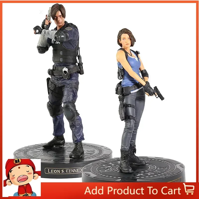 Spot Goods Biohazard RE Leon S. Kennedy Jill Valentine Figure Figuine Model