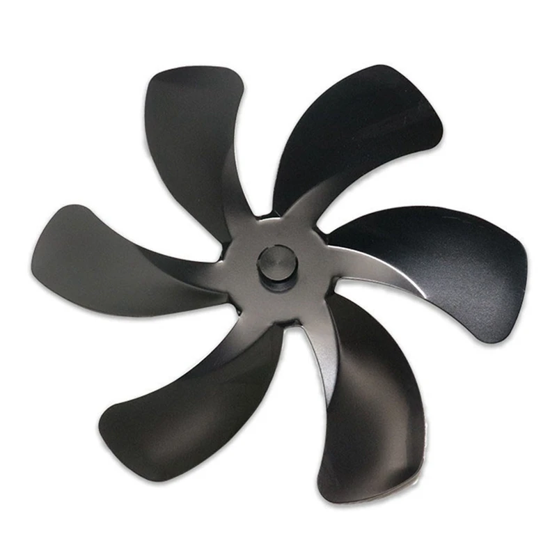 Fireplace Fan Diameter 180Mm Aluminum Alloy Fan Blade 6 Blade Stove Flame Butane Gas Stoves Fireplace Fan