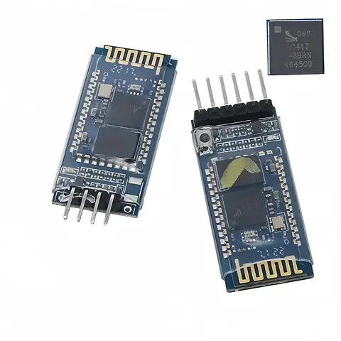 1 stks HC05 HC-05/HC-06 JY-MCU Anti-reverse, geïntegreerde Bluetooth Seriële Pass-through Module, HC-05 HC-06 Master-slave 6pin/4pin