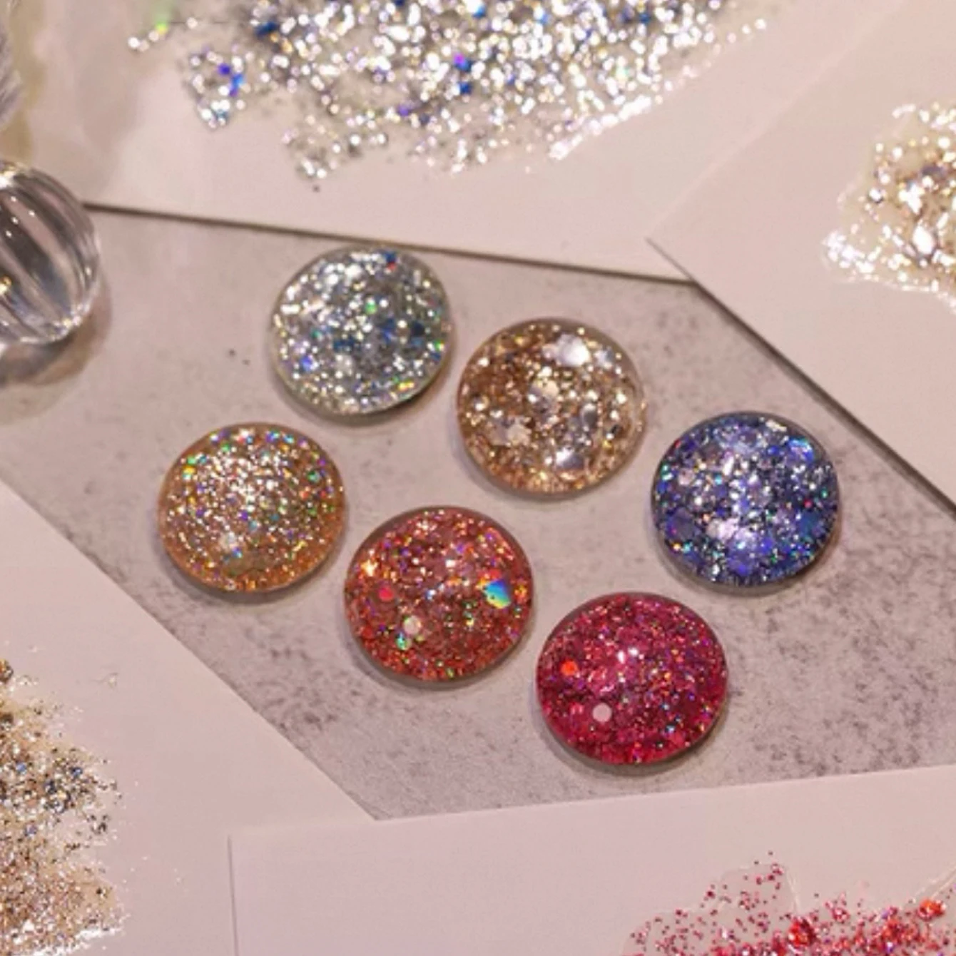 MEC 1-6 pezzi Star Diamond Smalto per unghie gel di ghiaccio tritato 2025 Autunno/Inverno Natale Super Glitter Dream Glitter Forniture per unghie