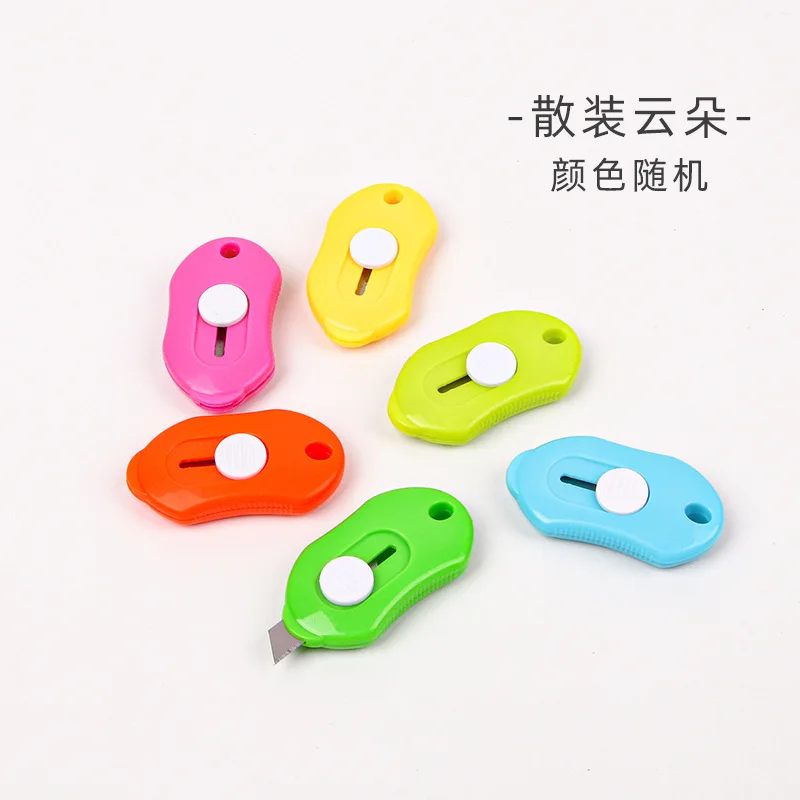 Cuchillo de utilidad portátil para estudiantes, ballena, zanahorias, cuchillo de papel, cuchillo de seguridad para oficina, abridor de cartas, Mini cortador, abridor de cajas, papelería