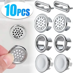 싱크 구멍 라운드 오버플로 커버 분지 트림 목욕 싱크 구멍 세라믹 세면기 중공 오버플로 링 주방 욕실 액세서리