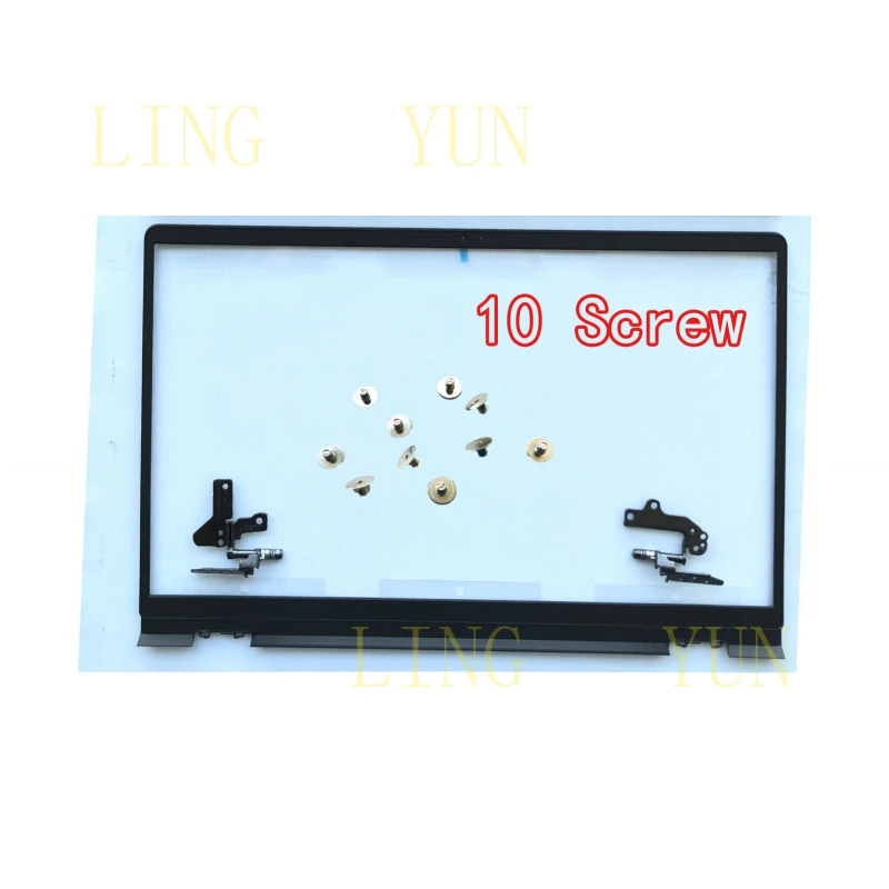 

Новая задняя крышка ЖК-дисплея + передняя рамка + петли для Dell Inspiron 15 3510 3511 3515 0WPN8