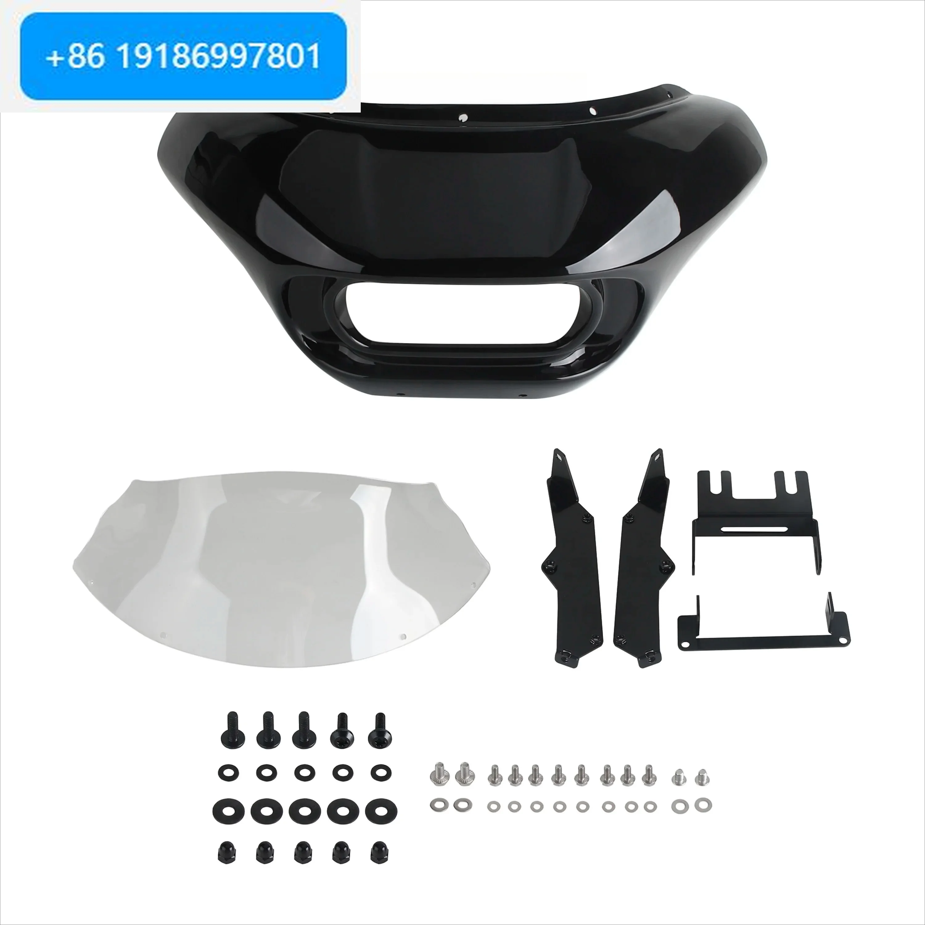 ABS Plastic Motorcycle Fairing Motorbike Frame  Accessories Back Clear Fairing Headlamp Bodywork Windshield Fit for Model