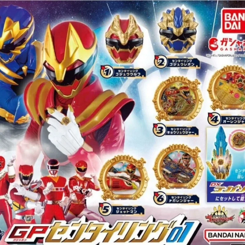 

Коллекционные кольца Bandai Super Sentai Gashapon GP02 Goshu Sentai Gozyuger: Связанные аксессуары для косплея для коллекционеров