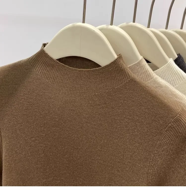 Autumn Winter Turtleneck Sweater Women 2026 Solid Slim Pullover Warm Casual Jumpers Korean Fashion Knitwear Base Layer Tops