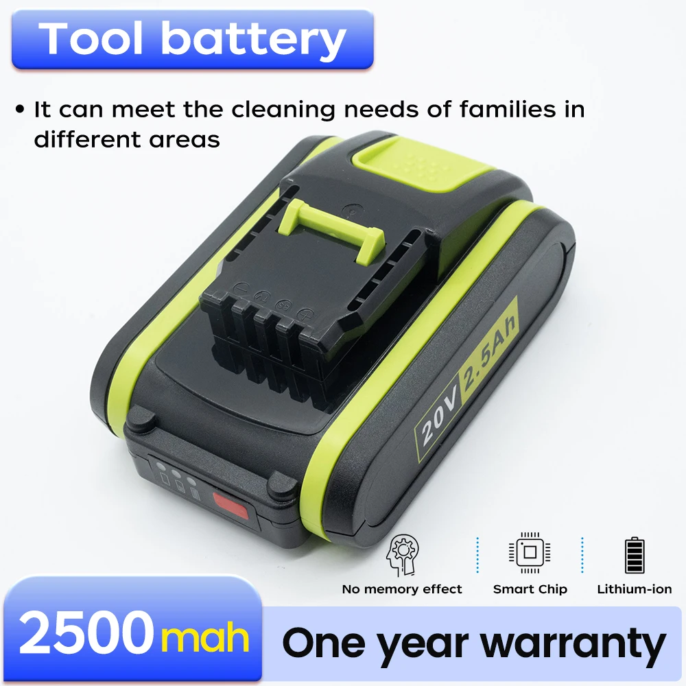 

BNN GJD-Worx 20V 2.0A MAX Replacement Battery for Worx (Battery Only),Cordless Power Tools Accessory for Worx,WA3016 / WA307 /