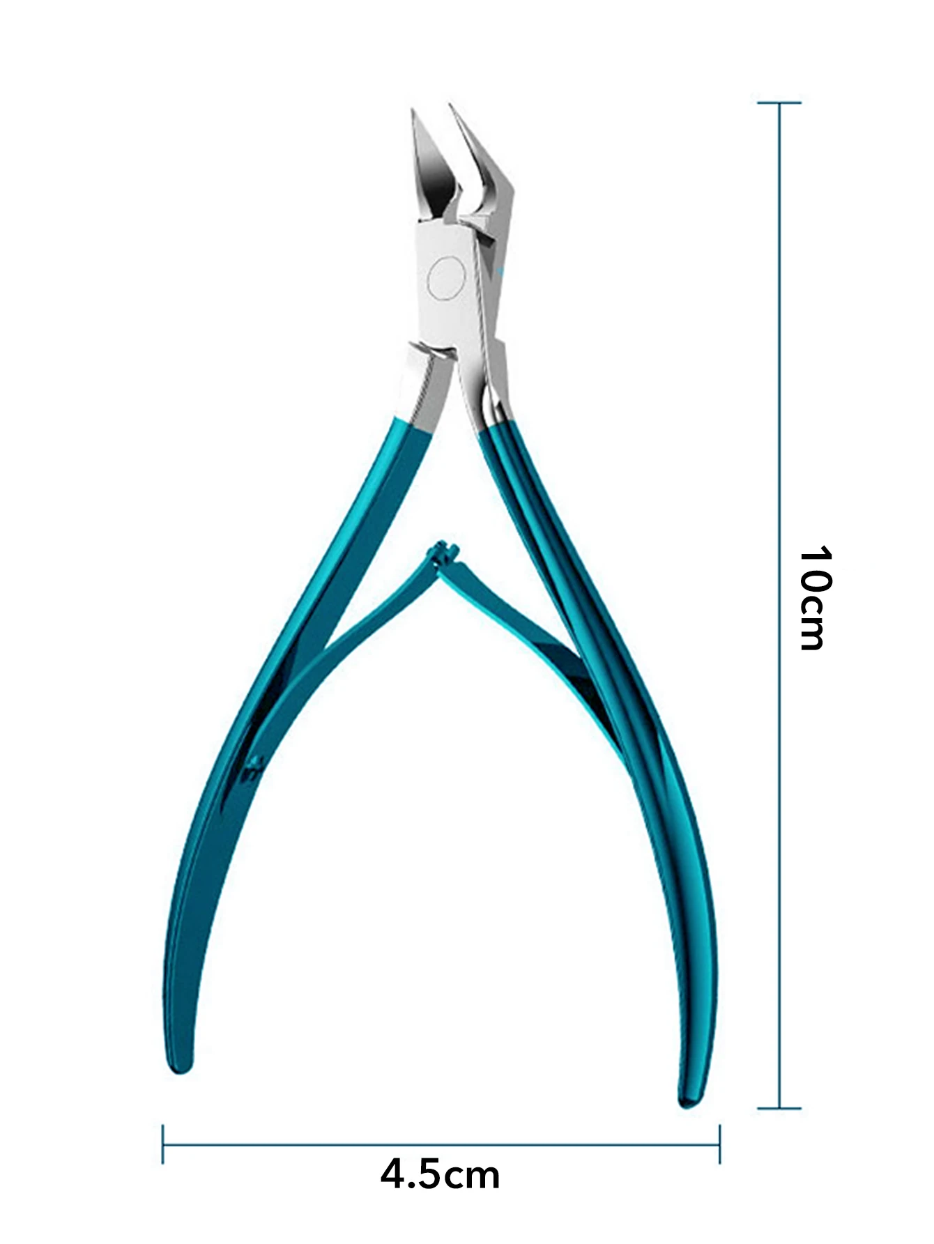 1 قطعة أداة قص الأظافر كماشة المهنية نام أظافر مسمار المقص إزالة الجلد الميت الفولاذ المقاوم للصدأ باديكير أداة
