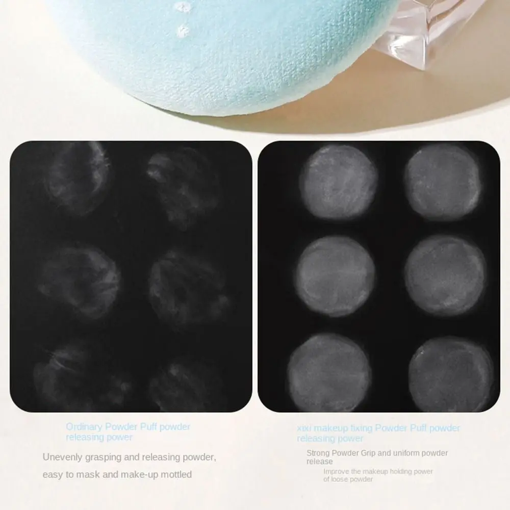 พัฟแต่งหน้าเนื้อนุ่มฟู ใช้ได้ทั้งแบบแห้งและเปียก พัฟรองพื้นเนื้อเนียน ดีไซน์รูปกระต่าย อุปกรณ์แต่งหน้า