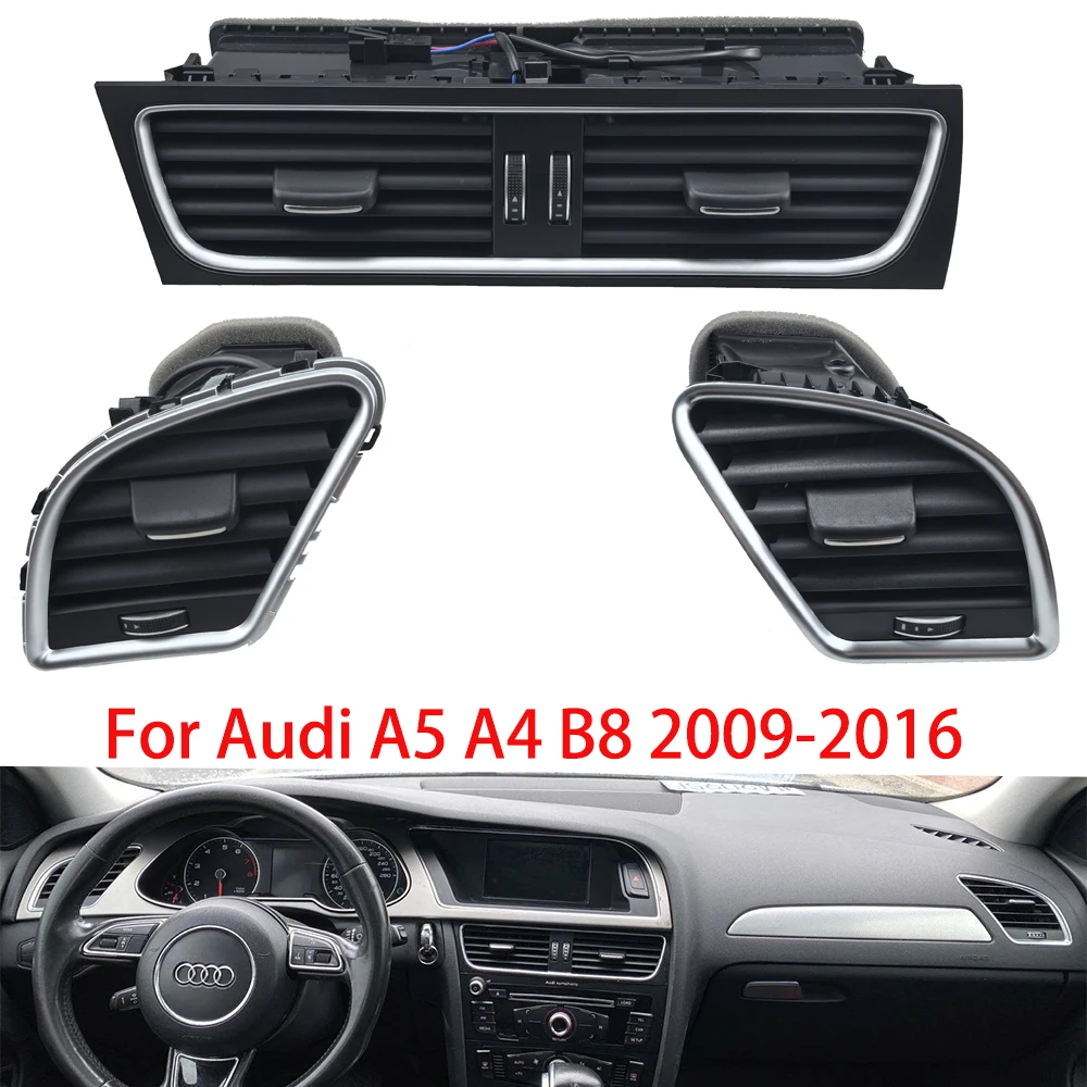

Для Audi A5 A4 B8 2009-2016 приборная панель, вентиляционная решетка кондиционера 8KD820951 8KD820901 8KD820902