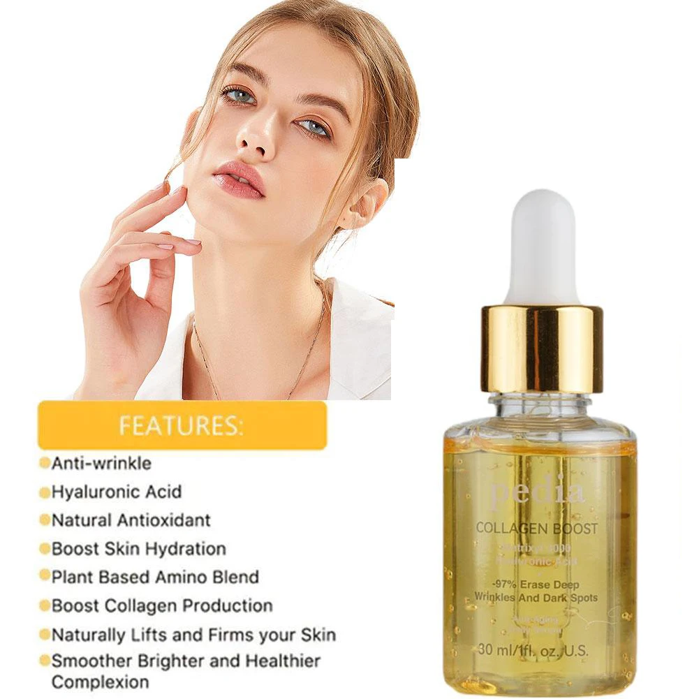 30ml Pedia Advanced Collagen Boost Anti Aging Serum Anti Wrinkle Moisturizing Tighten Lifting Collagen Face Serum For All Skin