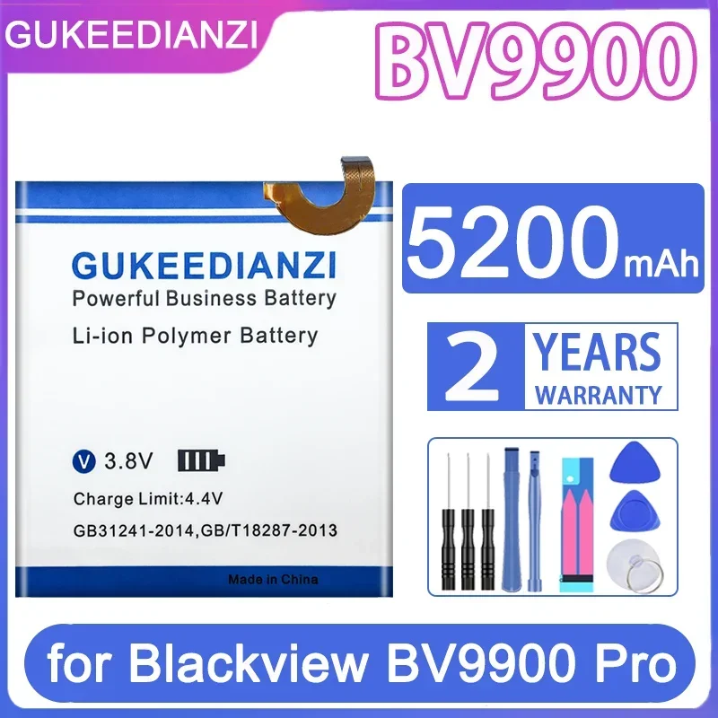 5200/14000mAh battery DK017 for Blackview A80 BV5500 BV8000 Plus/Pro BV5900 Bv9100 BV9800 BV9900 Pro MAX 1 MAX1 DK014 BV9800Pro