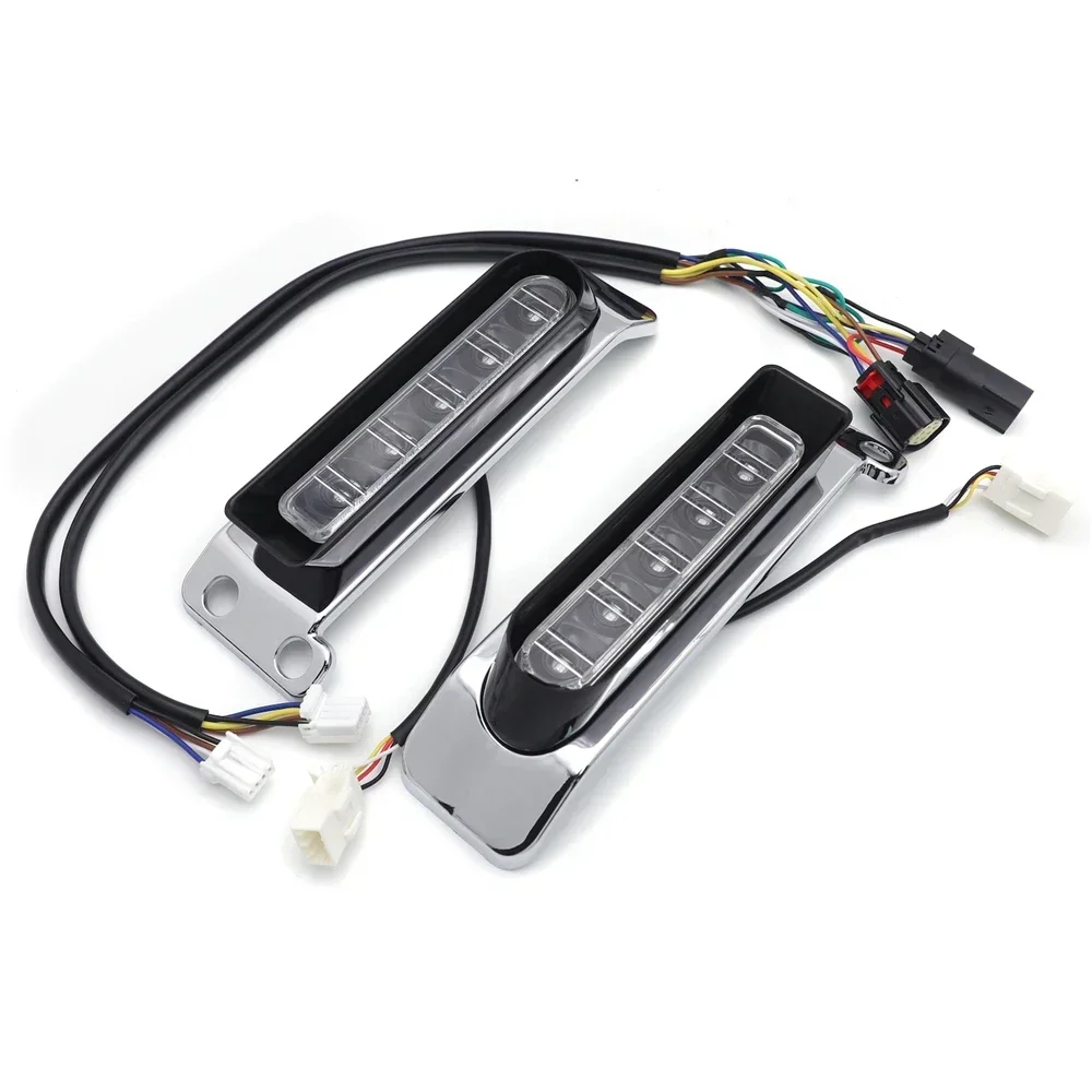 

Clear Sequential LED Turn signal Run Brake Taillight For Harley Davidson 2014-2024 Road Glide Ultra Aftermarket