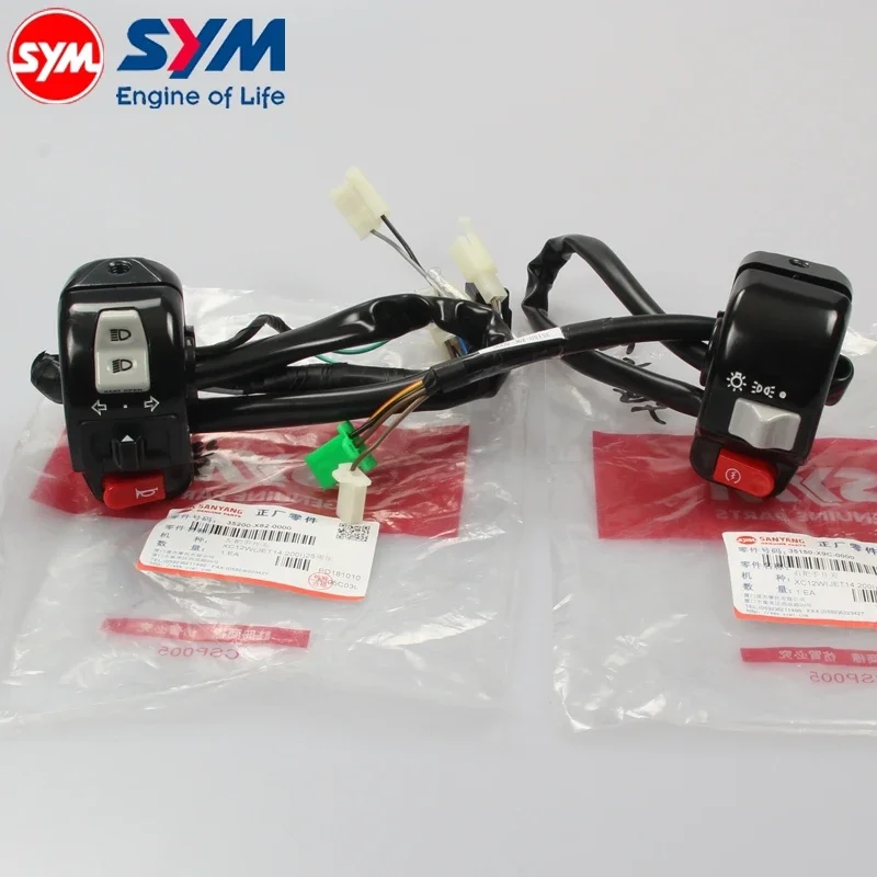 For Sym Jet 14 125 / 50 Motorcycle Original Rotary Handle Left and Right Combination Switch Buttons