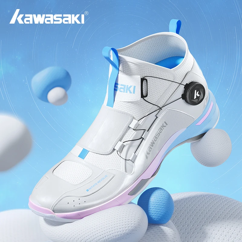 Kawasaki Badminton Shoes WIDE FEET FAVOR A3311 Sneakers Men Tennis Female Breathable Durable Sports Men\'s Sneaker Shoes