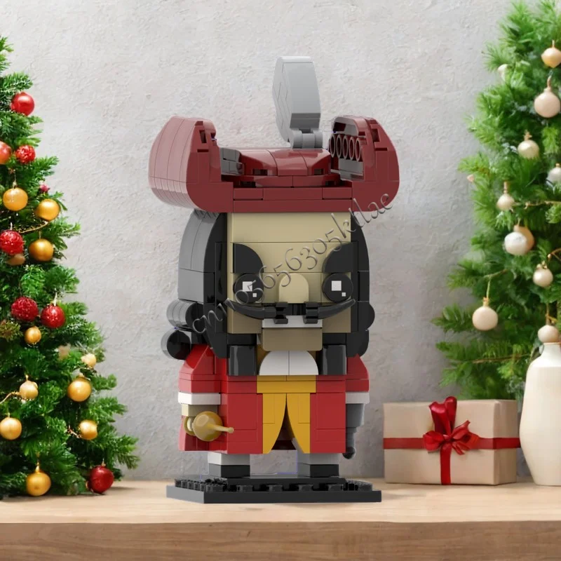 231 قطعة MOC الكلاسيكية الكرتون الكابتن هوك أرقام القراصنة الخالدة نموذج مخصص العمارة لتقوم بها بنفسك التعليم الجمعية مجموعة لعبة هدية