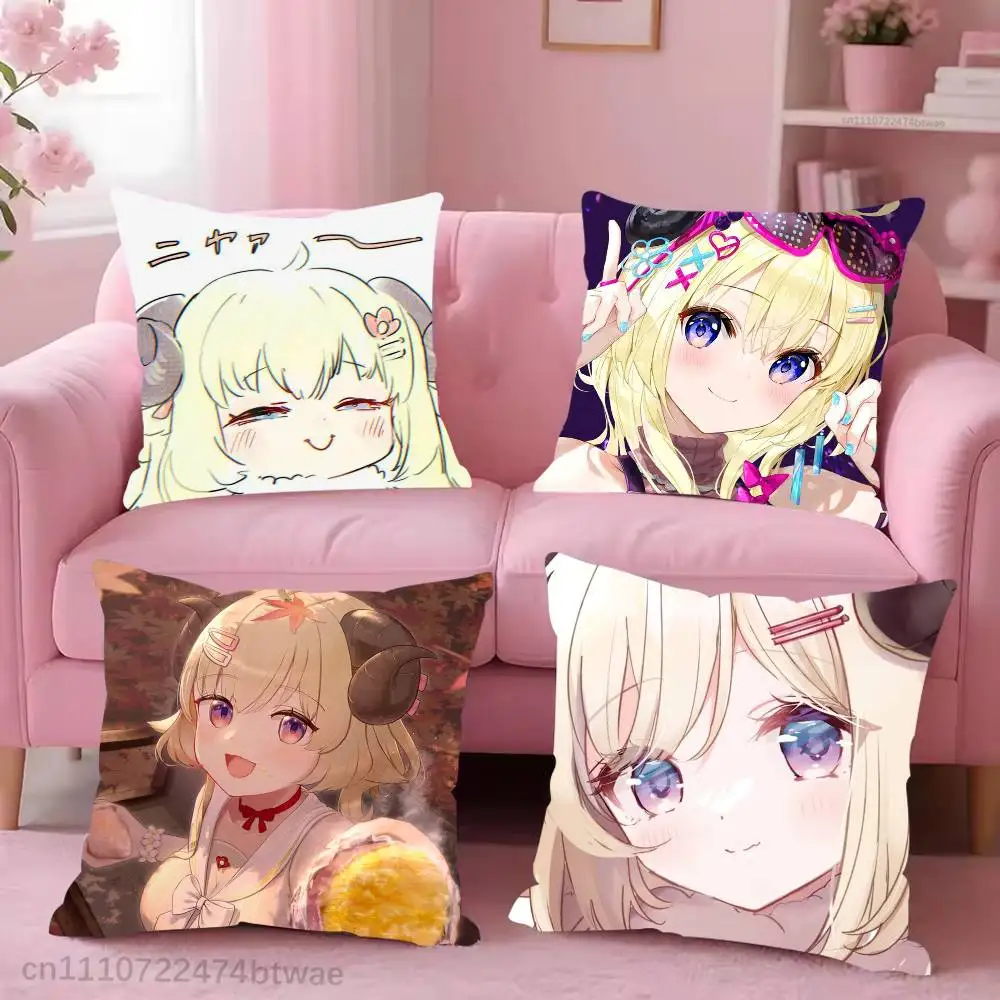 

Hololive Tsunomaki Watame Pillow Case Cover Square Sofa With For Pattern Comfortable Cushion suitable Of Room