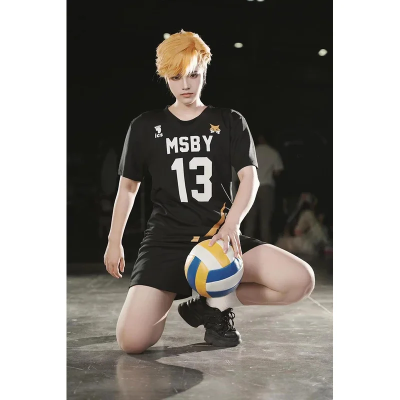 أزياء أنيمي Haikyuu التأثيرية MSBY Black Jackal زي نادي الكرة الطائرة هيناتا شويو كيوومي ساكوسا كوتارو بوكوتو ملابس رياضية