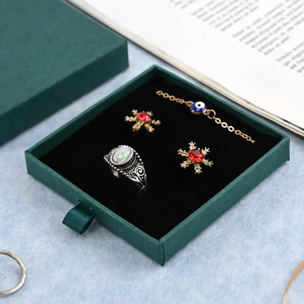 

Jewelry Drawer Box with Handle Wedding Bracelet Ring Earrings Necklace Gifts Display Packageing Organizer Travel Portable Case