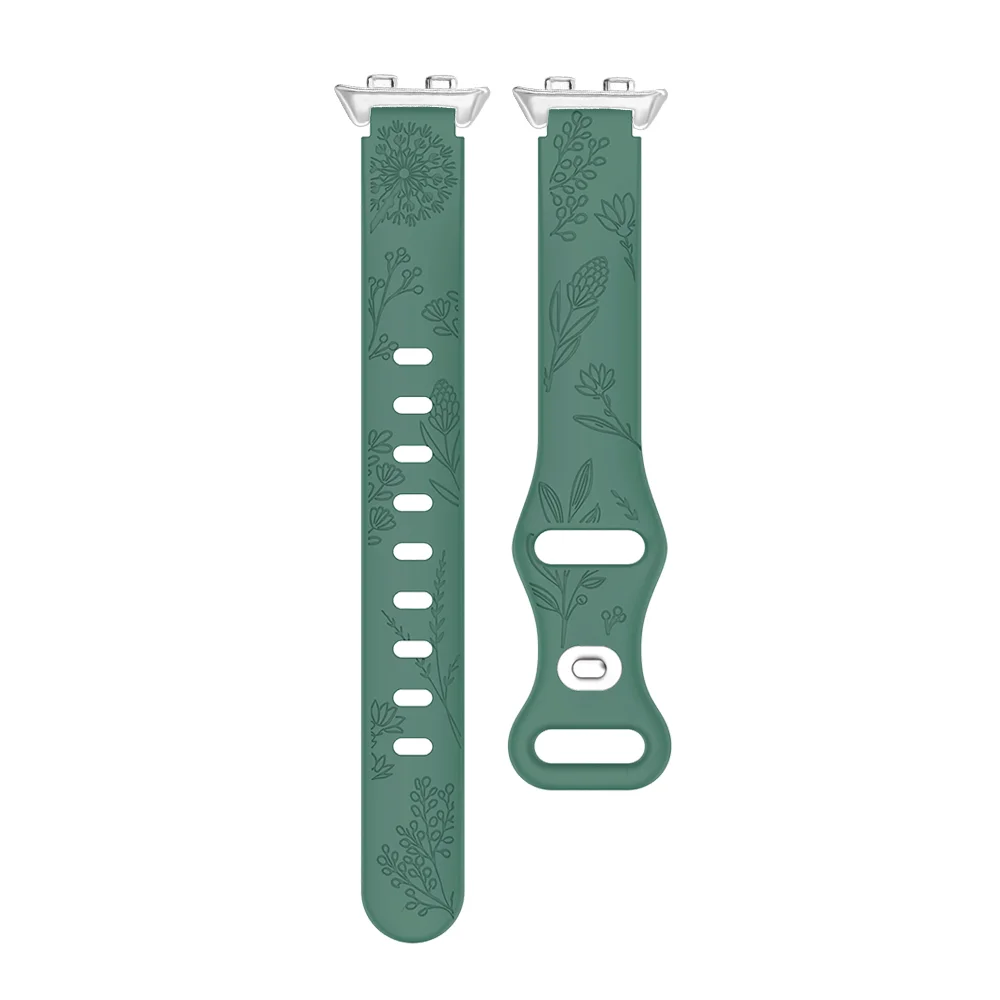 

Strap For Honor Band 9 10 Dandelion Pattern Strap Bracelet Lightweight Sport Silicone Band Watch Accessories Man Woman Wristband