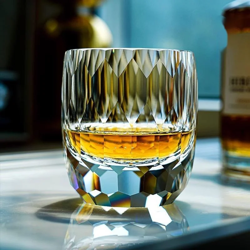 

K9 Starlight Crystal Glass Whiskey Cup Luxury Japanese Edo Kiriko Glassware Wineglass Sparkling Diamond Cut Chivas Rock Tumbler
