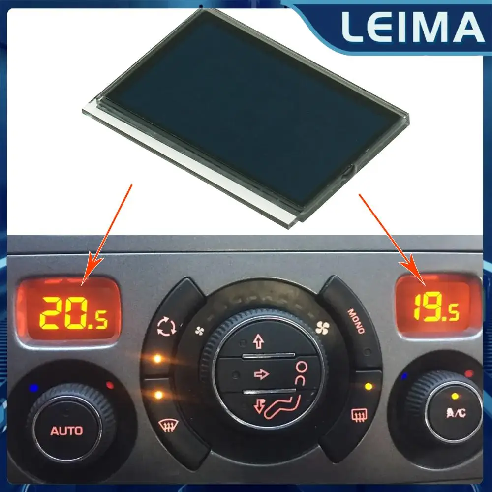 Car ACC LCD Panel Module Display Monitors Pixel Repair Air Conditioning Information Screen For Peugeot 308 308CC 408 Dashbord