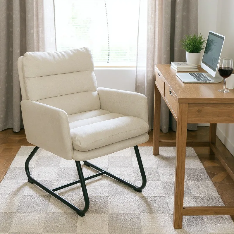 Large Nail Chair Makeup Dressing Stool Computer Chair Home Office Ergonomic Living Room Chair Comfortable Armchair Heavy Loading