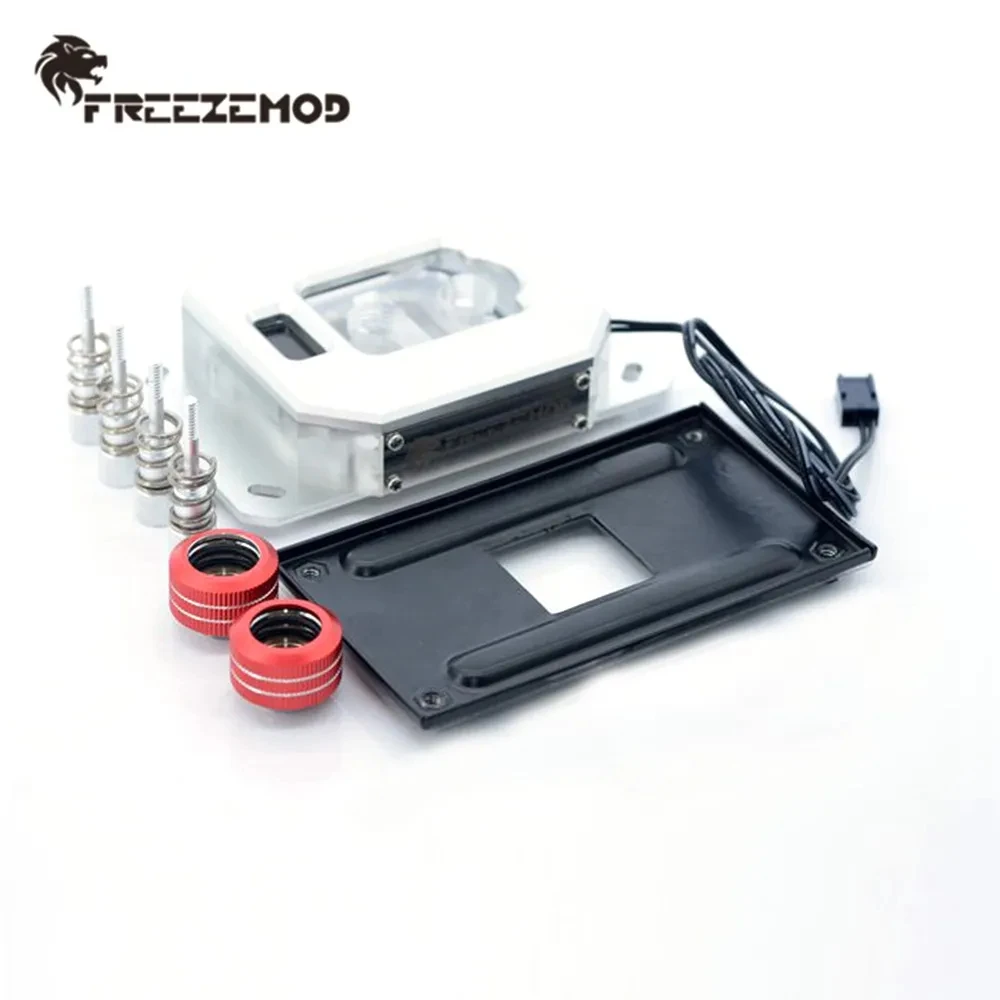 

FREEZEMOD UPR-2020A,LCD Ryzen CPU Water Cooler Block Temperature Display VA Screen Metal AMD AM2 AM3 AM4 PC Liquid Cooling