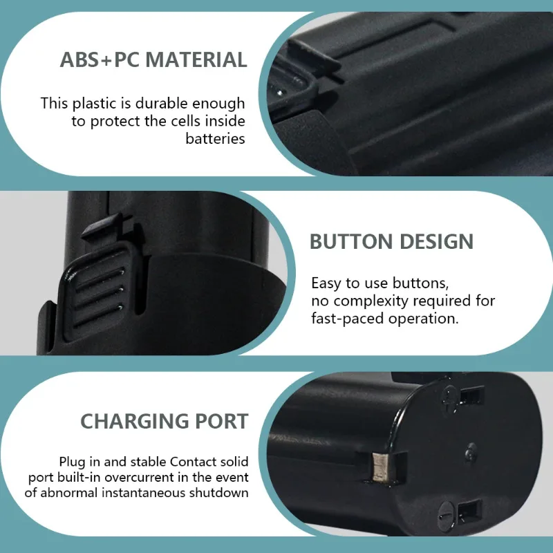 Power Tool Spare Battery 7.2V 3000mAh Lithium Ion Direct Install For Hand Drill Electric Screwdriver