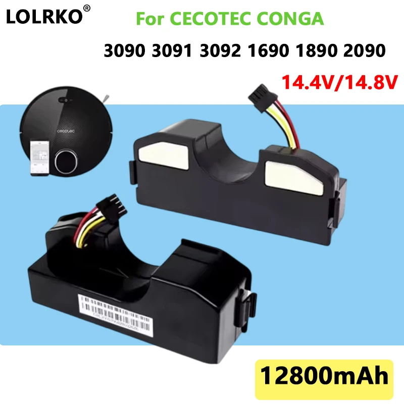 

2026 Battery Conga 3090 cecotec Replacement For CONGA 3091 3092 1690 1890 2090 Robot Vacuum Cleaner Accessories Spare Parts