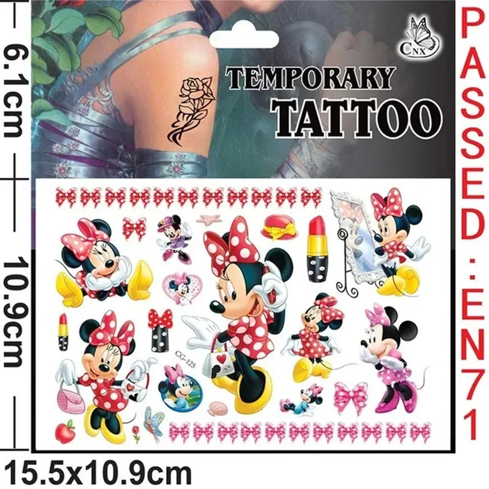 Pulsera de bofetada con tema de Mickey Mouse, suministros para fiestas, pegatina de botella de máscara de papel para niños, pulseras de fiesta, regalos de fiesta de piñata, Decorati