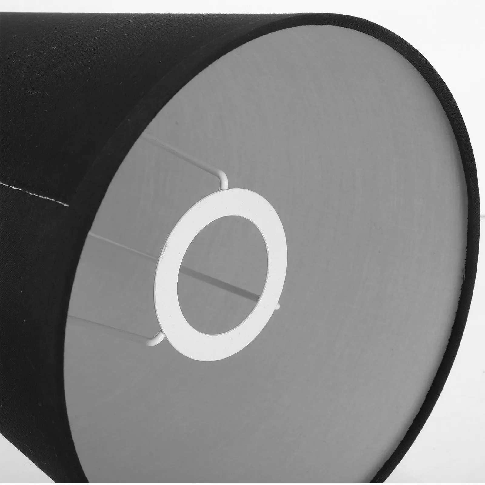 Black Fabric Lampshade Small Drum Lamp Shade 42Mm Bedroom Wall Lamp Chandelier Light Cover Fabric Light Shade Barrel