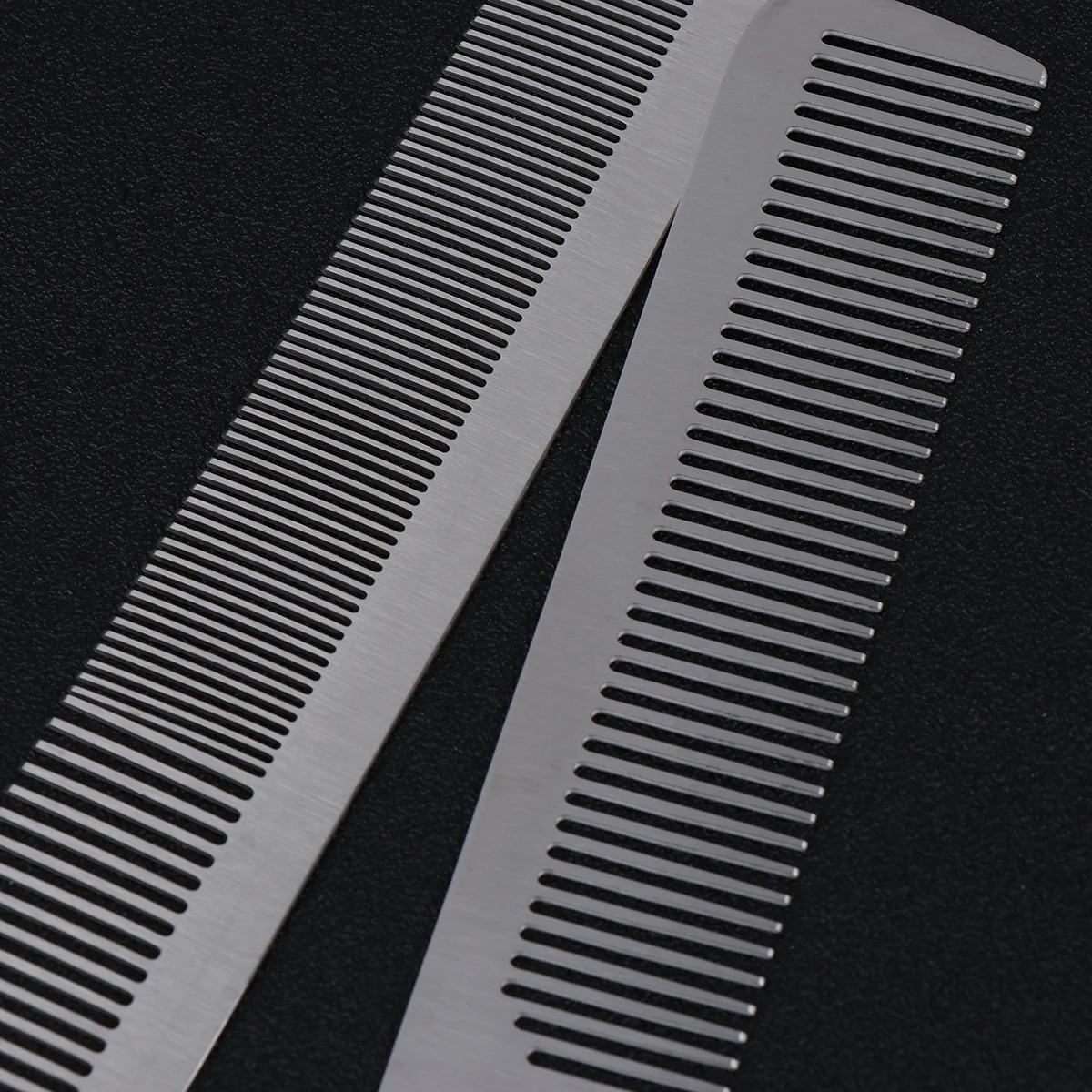 

2 Pcs Hair Comb Styling Teasing Detangling Steel Metal Stainless Women