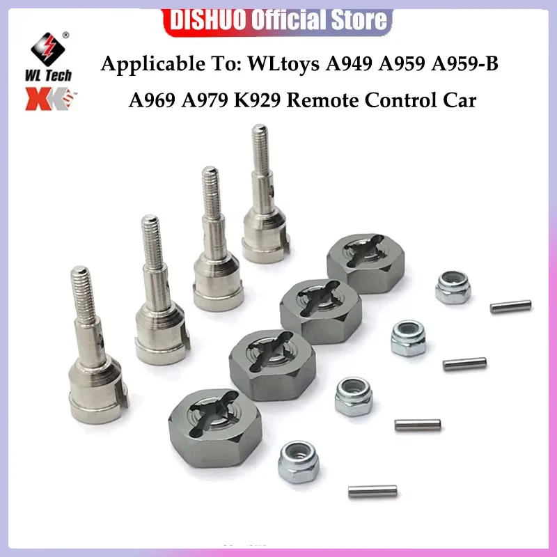 Wltoys 959B 969B 979B A959 A969 A979 Радиоуправляемая машина для взрослых Часть из алюминиевого сплава Изысканно изготовленный комплект для сборки передней оси для 1:18