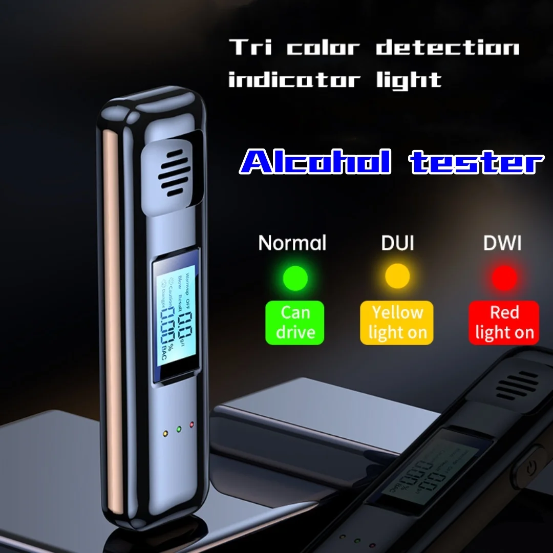 Professional Digital Breathalyzer Alcohol Detector Backlit LCD Screen for Personal & Professional Use Breath Analyzer