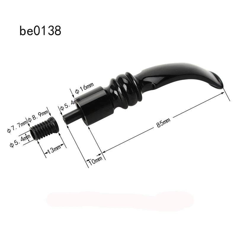 متخصصة الراتنج الأنابيب مقبض ل Sepiolite التبغ الأنابيب المعبرة حامل الأنابيب الذيل DIY بها بنفسك التدخين الأنابيب اكسسوارات المواد الاستهلاكية #2