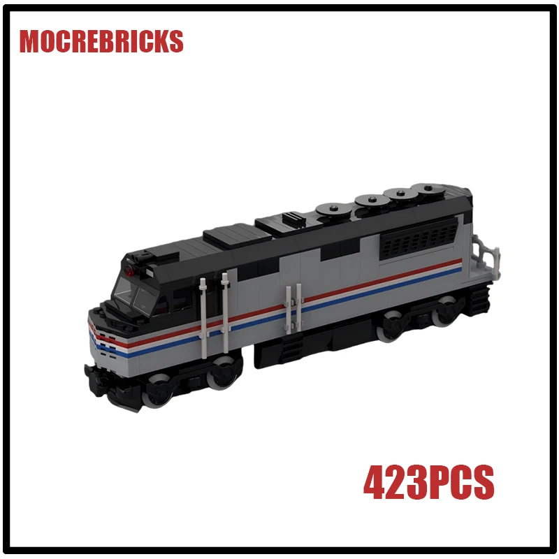 Elettrico Unità Multipla Treni Ferroviari Ad Alta Velocità Nuovo Metroliner Locomotiva Tecnica MOC Building Blocks Modalità Set Mattoni Giocattoli
